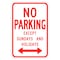 Sign Solutions Usa 12 in W, 18 in H, Aluminum, White DUS08DWT1218R7-3 - alternate 1